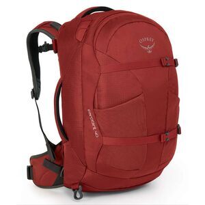 Osprey Packs Farpoint 40 men’s Travel Backpack, hiking backpack Jasper Red, Smal